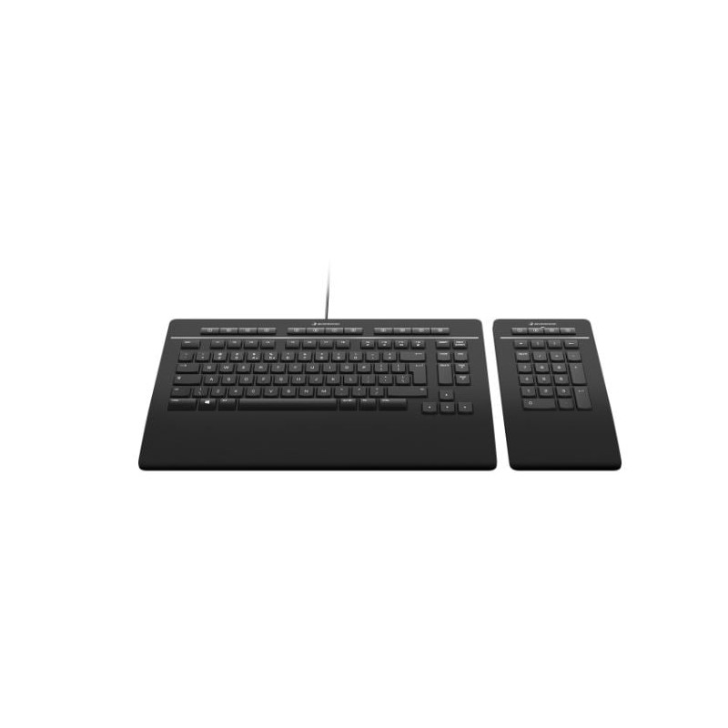 Tastiera 3dconnexion pro con tastierino numerico qwerty [3dx-700095]