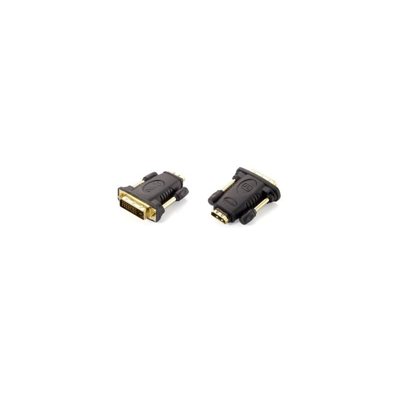 Hdmi adapter equip typ a - dvi(24+1) bu/st [118908]