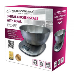 Bilancia elettronica da cucina esperanza eks008 con ciotola [eks008]
