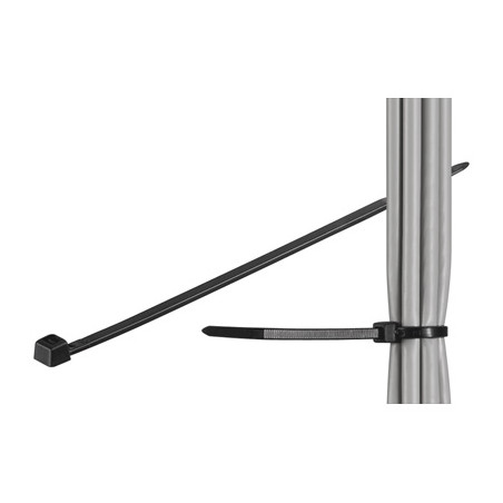 Fascette 3,5*150mm 100 pezzi black [17070]