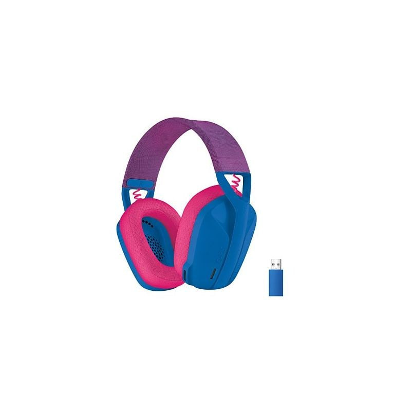 Cuffie logitech g435 lightspeed bluetooth blu/rosa [981-001062]