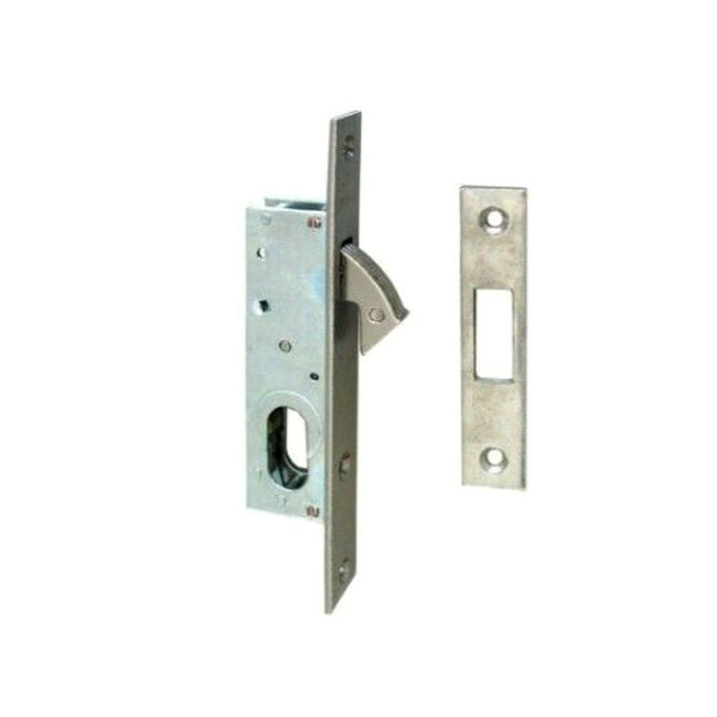 Serratura cisa fasce alluminio/ferro da infilare scrocco [45010.16.0]