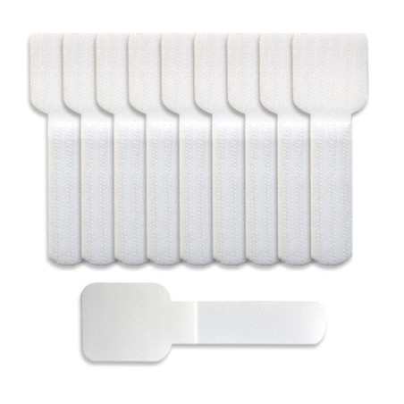 Cable manager ltc wall 10er set white [ltc 3120]