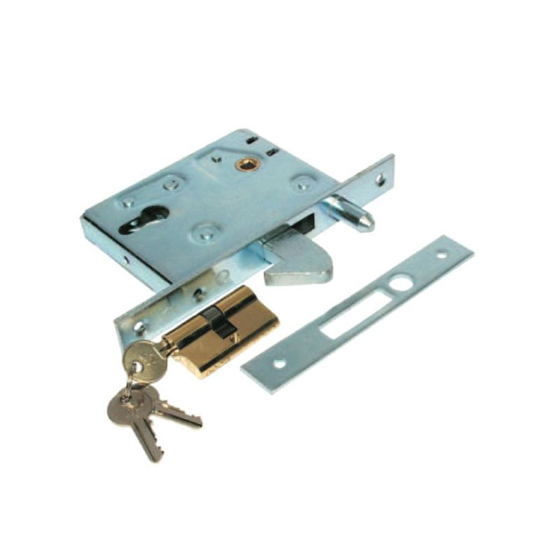 Serratura kassel alluminio/ferro da infilare scrocco [156/1]