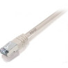 Cable equip rj45 s/ftp cat6 0,50m grau hf [605507]