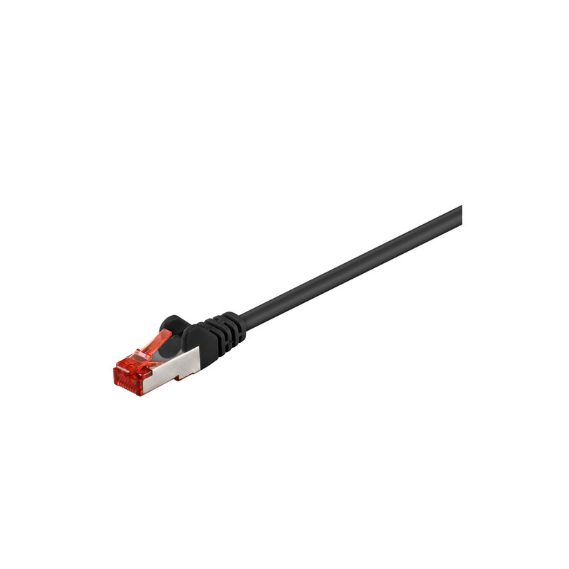 Cavo rj45 s/ftp cat6 0,25m schwarz pimf