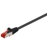 Cavo rj45 s/ftp cat6 0,25m schwarz pimf