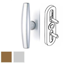 Maniglie brialma per finestre argento [mtm1122f1]
