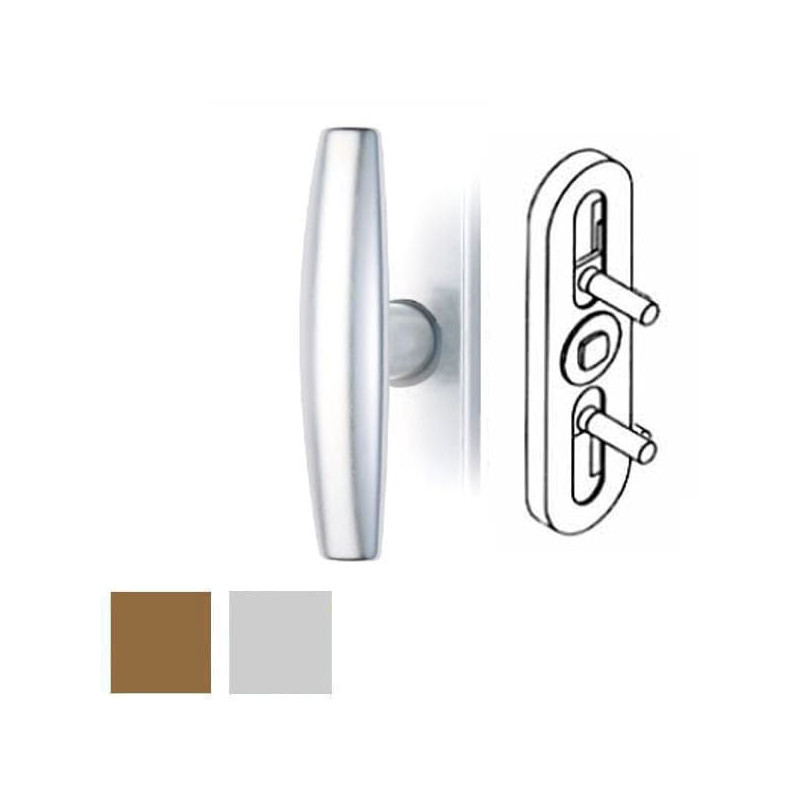 Maniglie brialma per finestre argento [mtm1122f1]