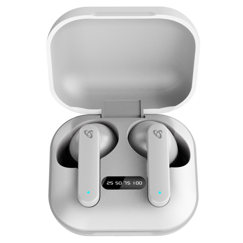 Auricolari sbox in-ear bluetooth v5.1 con custodia di ricarica