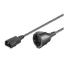 Cable adapter usv iec c14 cee 7/4 st/bu 1.50m [93275]