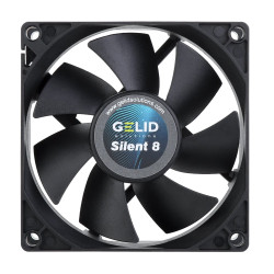 Ventola 80x80 gelid icpu-ge-sil8bk silent 12v