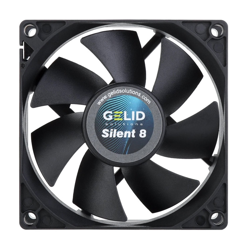 Ventola 80x80 gelid icpu-ge-sil8bk silent 12v