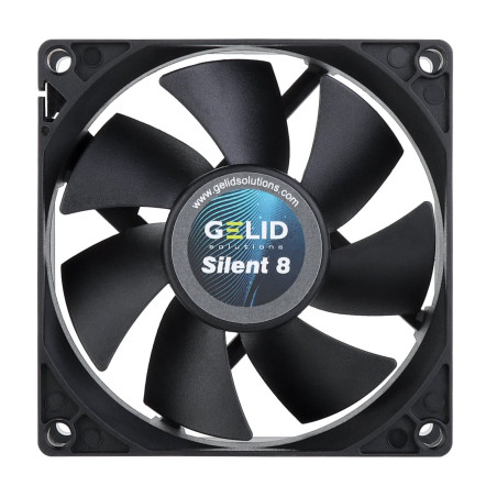 Ventola 80x80 gelid icpu-ge-sil8bk silent 12v