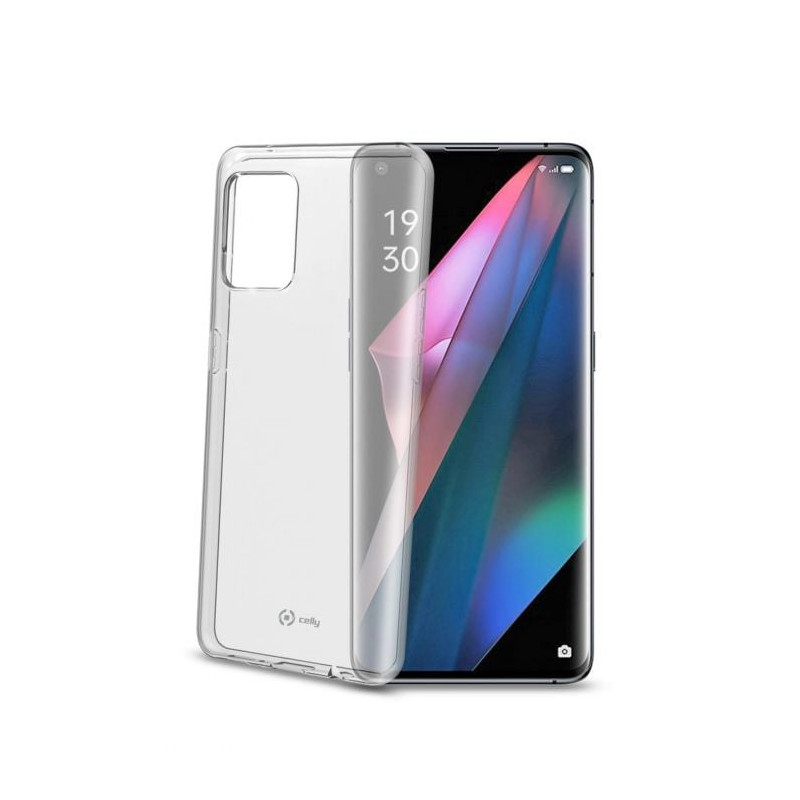 Custodia celly oppo find x3 pro 5g trasparente [gelskin977]