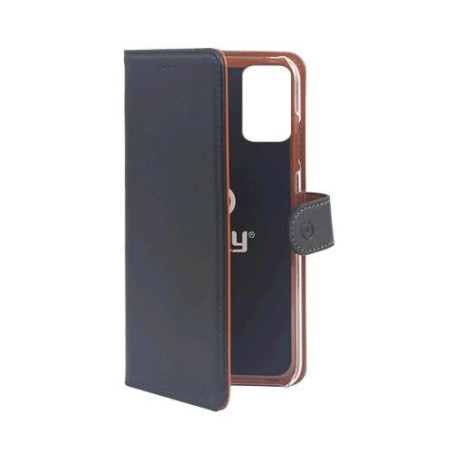 Custodia celly oppo reno 6 pro a portafoglio nero [wally980]