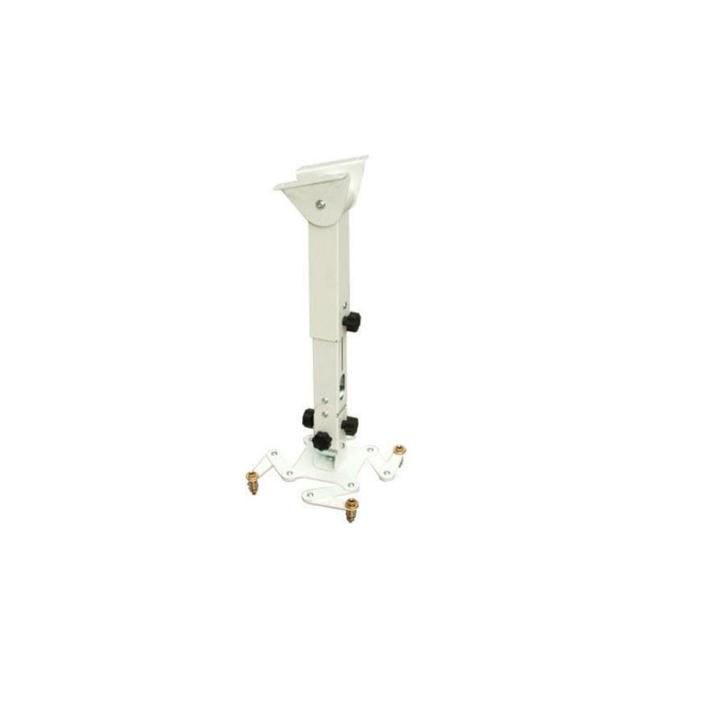 Supporto a soffitto professionale itb regolabile 90/150cm bianco