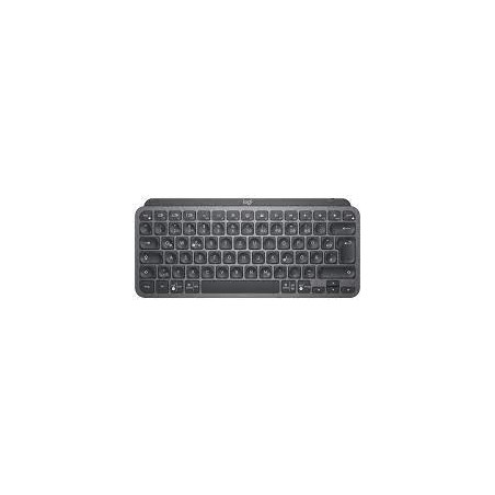 Tastiera logitech mx keys wireless illuminato grigio [920-010489]