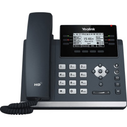 Telefono ip yealink 100voci grigio [sip-t42u]