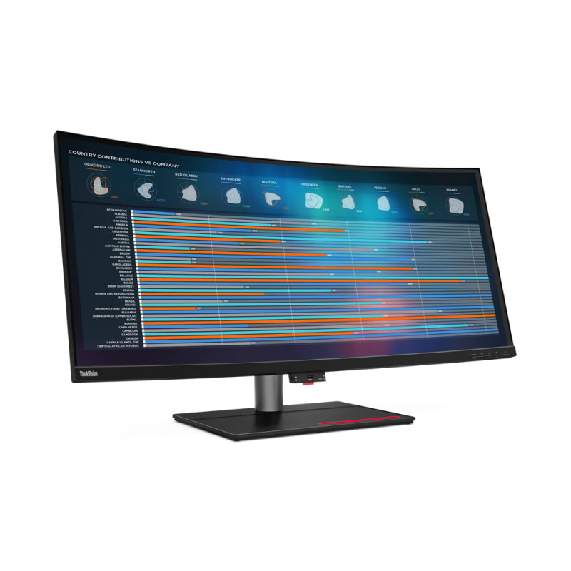 Monitor led 40" lenovo thinkvision p40w-20 5k ultra hd 5120x2160p