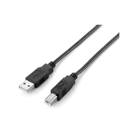 Usb cable equip usb2.0 typ a - typ b st/st 3,00m black [128861]