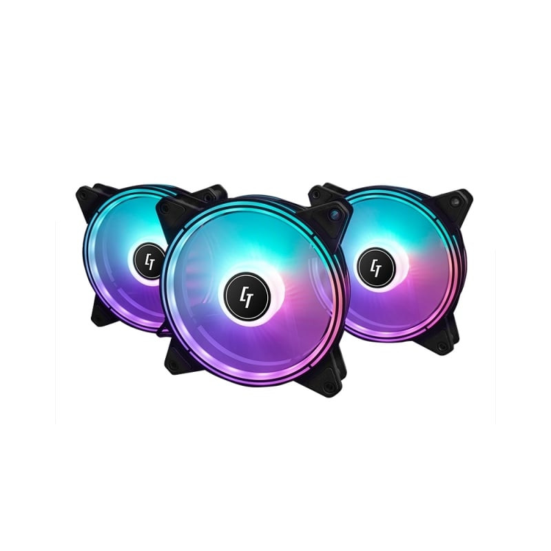 Ventola chieftec nf-3012-rgb 3er-rgb nova 120x120x25