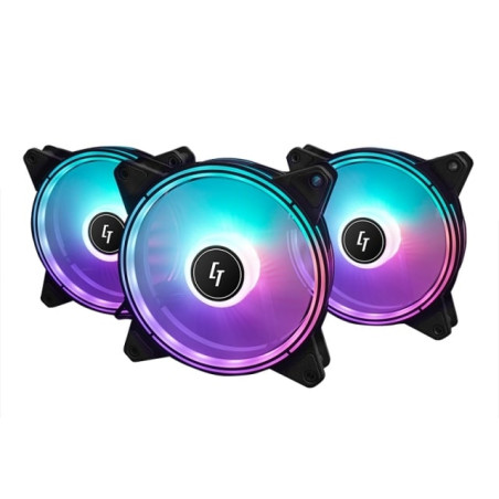 Ventola chieftec nf-3012-rgb 3er-rgb nova 120x120x25