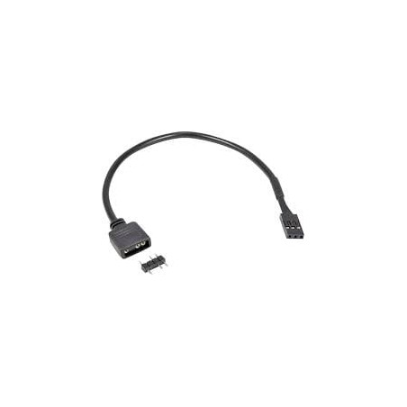 Cavo adattore intertech 3pin 0.2m nero [88885550]