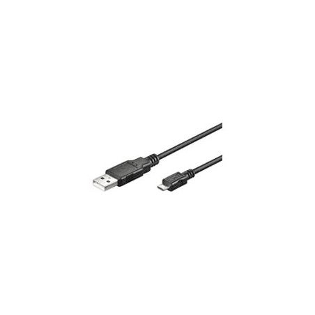 Usb cable usb2.0 typ a - micro b st/st 1,80m black [--]