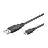Usb cable usb2.0 typ a - micro b st/st 1,80m black [--]