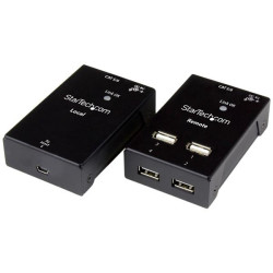 Extender startech.com usb 2.0 4 porte via cat5/cat6 [usb2004extv]
