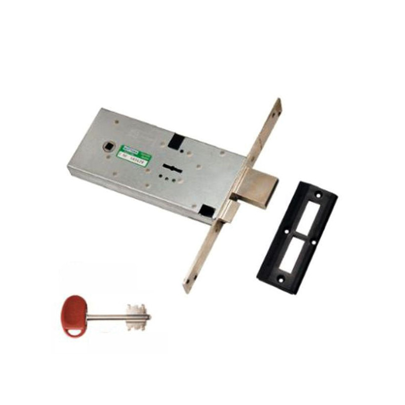 Serratura mottura con mezzo giro reversibile 70mm [41812000w]