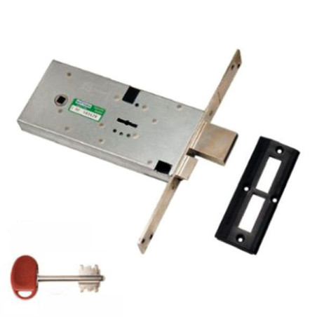 Serratura mottura con mezzo giro reversibile 70mm [41812000w]