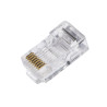 Set connettore link per rete cat5e utp rj45 100pz trasparente [lkpl85uc]