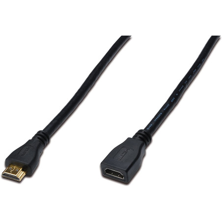 Cavi di prolunga digitus high speed 2xhdmi tipo-a m/f nero [ak330200020s]