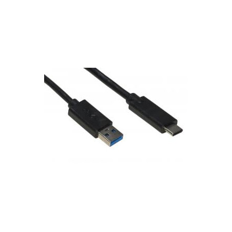 Cavo di collegamento link usb-a/usb-c m/m 0.5m nero [lkc3005]