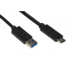 Cavo di collegamento link usb-a/usb-c m/m 0.5m nero [lkc3005]