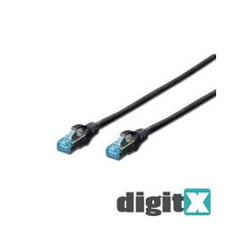 Cavo di rete digitus f/utp cat5e con 2xrj45 8 poli 1m nero [dk1522010bl]