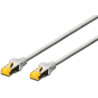 Cavo di rete digitus cat6a s-ftp lszh con 2xrj45 8 poli 2m grigio