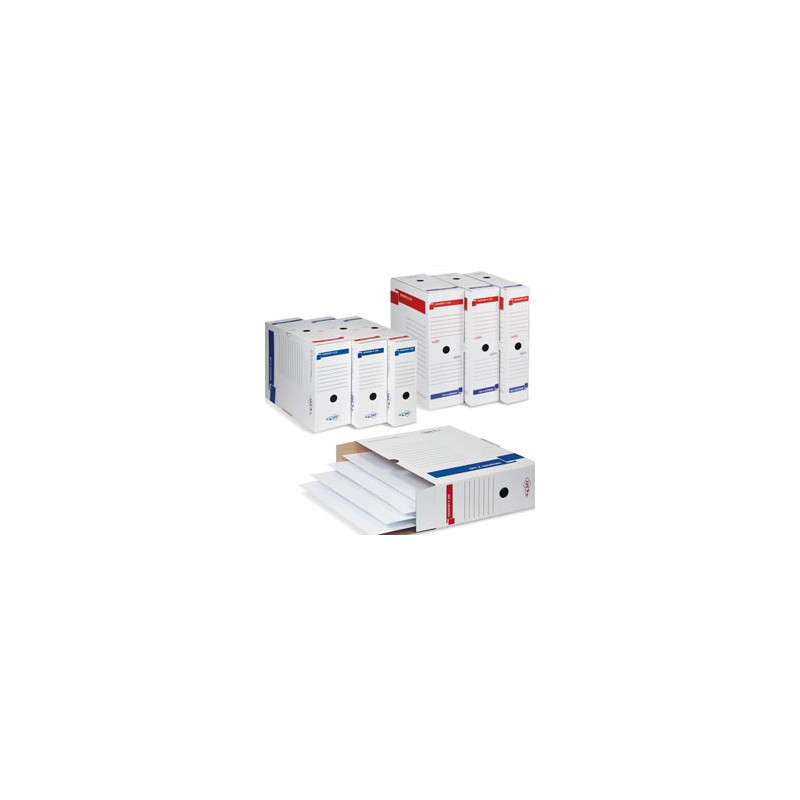 Scatola archivio in cartone sei rota memory x 150 25x35 dorso 15cm