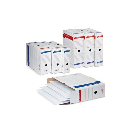 Scatola archivio in cartone sei rota memory x 150 25x35 dorso 15cm