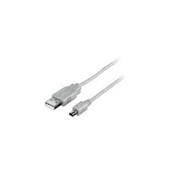 Usb cable usb2.0 typ a - typ b st/st 3,00m grey [cu0008]