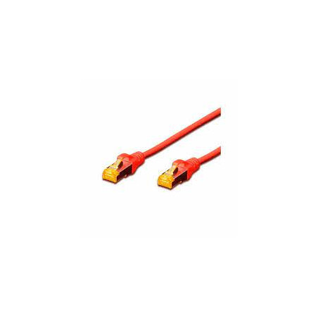 Cavo di rete digitus cat6a s/ ftp lszh con 2xrj45 8 poli 5m rosso