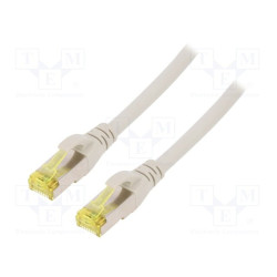 Cavo di rete digitus cat6a s/ ftp lszh con 2xrj45 8 poli 5m grigio