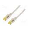 Cavo di rete digitus cat6a s/ ftp lszh con 2xrj45 8 poli 5m grigio