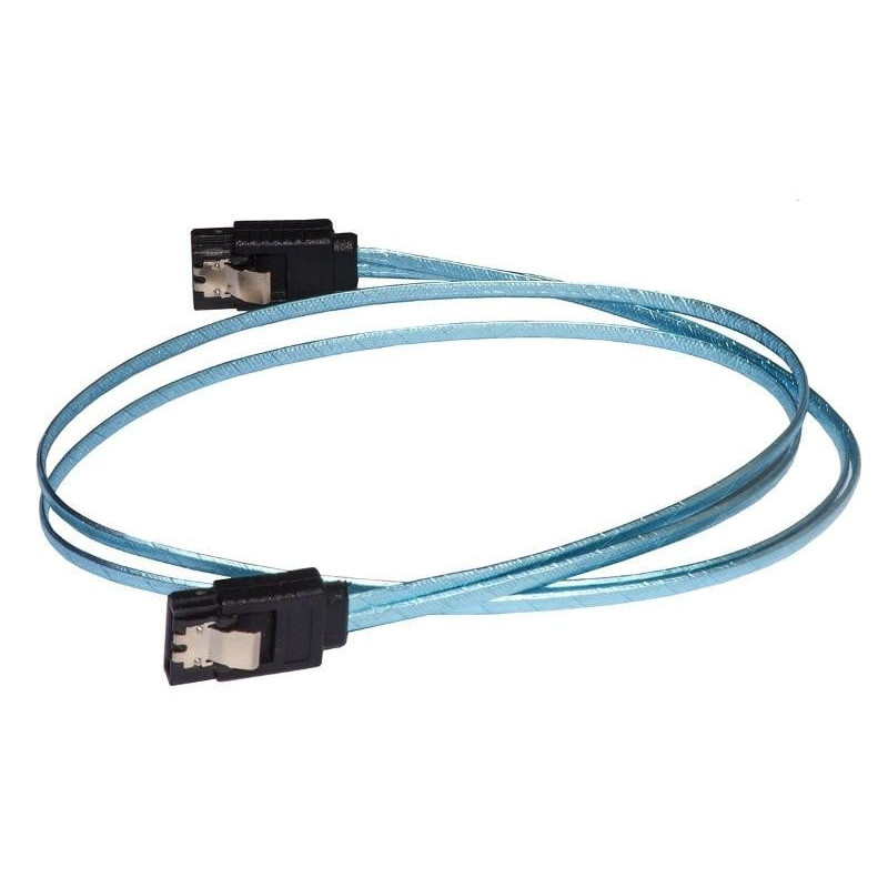 Cavo sata link piatto 6.0 gbit/s ultrasottile sata iii 0.5m blu [lkcsata059]