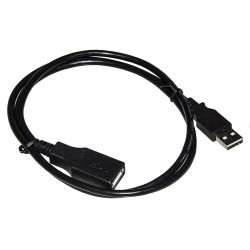 Cavo di prolunga link usb 2.0 m/f 0.5m nero [lkcusb05]