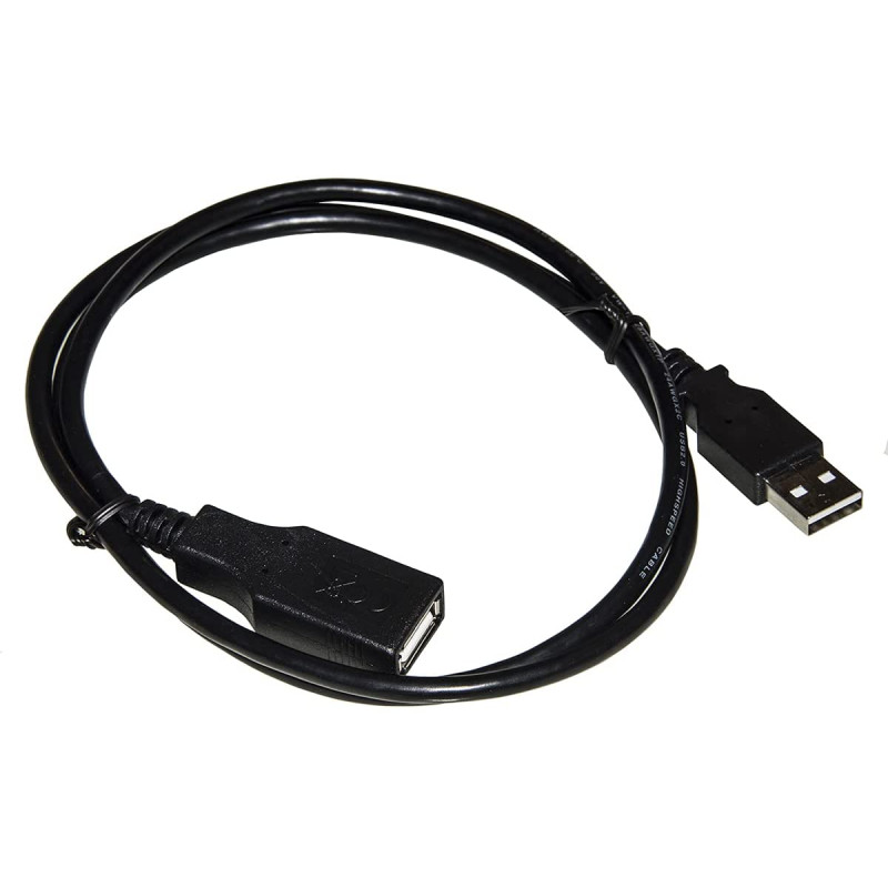 Cavo di prolunga link usb 2.0 m/f 0.5m nero [lkcusb05]