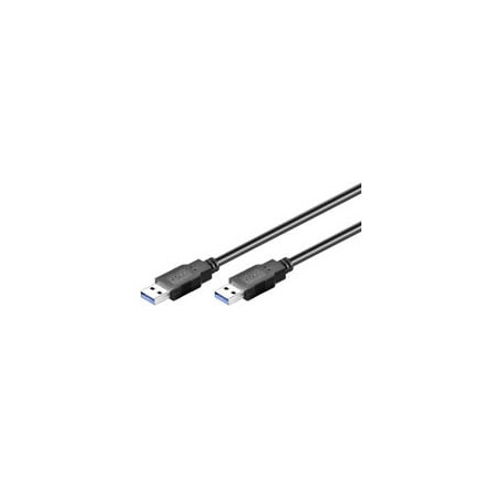 Usb cavo usb3.0 typ a - typ a st/st 1,00m black [--]