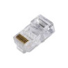 Plug link 5e rj45 8p8c non schermati utp 100pz trasparente [lkpl86u]